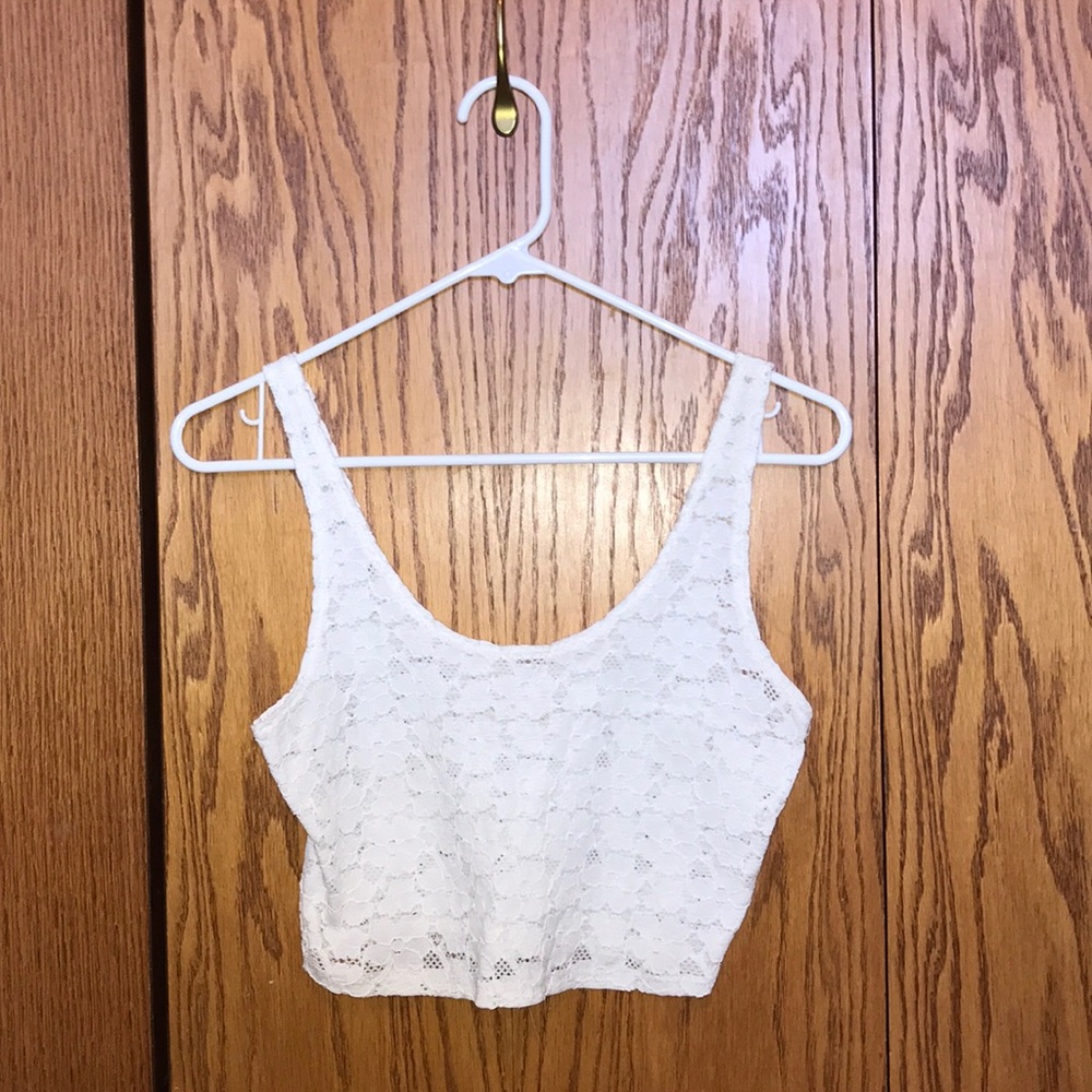 White Crop Top